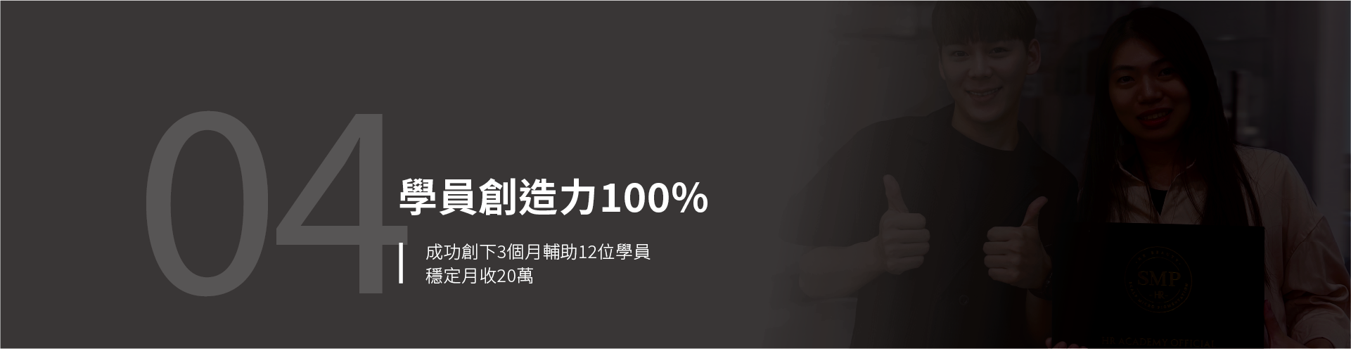 學員創造力100%