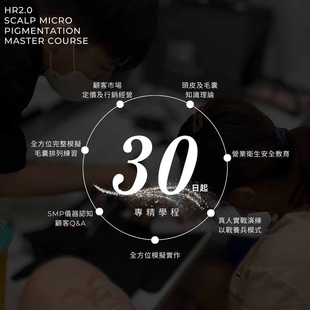 HR SMP紋髮課程30天技術學習